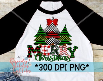 Merry Christmas Trees PNG for Sublimation. Christmas PNG | Merry Christmas PNG | Merry Christmas Trees PnG | Instant Download PnG File
