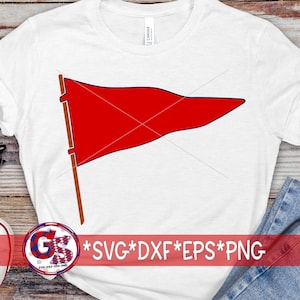 Single Pennant svg eps dxf png | Football SvG | Homecoming Pennant SvG | Sports Pennant SvG | School Pennant SvG | Instant Download Cut File