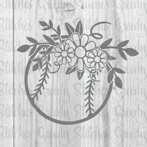 Béisbol SVG / Flores de béisbol SVG / Softbol florido svg, eps, dxf, png. Softbol Mamá SvG / Béisbol Mamá DxF / Descarga instantánea de archivos cortados