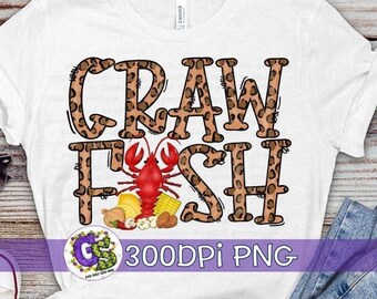 Crawfish PnG for Sublimation. Crawfish PnG | Leopard Crawfish PnG | Crawfish Sublimation |  Leopard Crawfish PNG | Instant Download PNG File