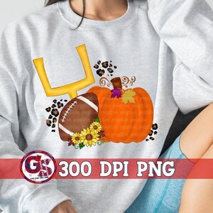 Fall Pumpkin Football PNG Sublimation | Tis the Season PnG | Pumpkin and Football PNG | Fall Football PnG | Football Instant Download PNG