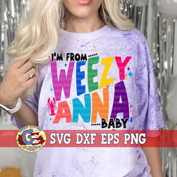 I'm From Weezyanna Baby svg dxf eps png | Louisiana SvG | Crawfish SvG | Louisiana Crawfish | Louisiana PnG | Crawfish PnG | Weezyanna SvG