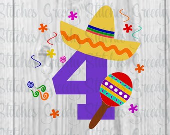 Download 4th birthday svg | Etsy