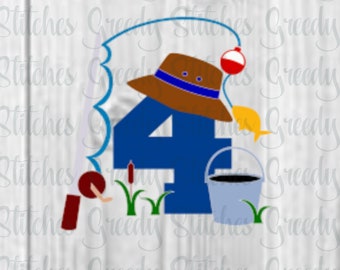 Free Free 204 Fishing Birthday Svg SVG PNG EPS DXF File