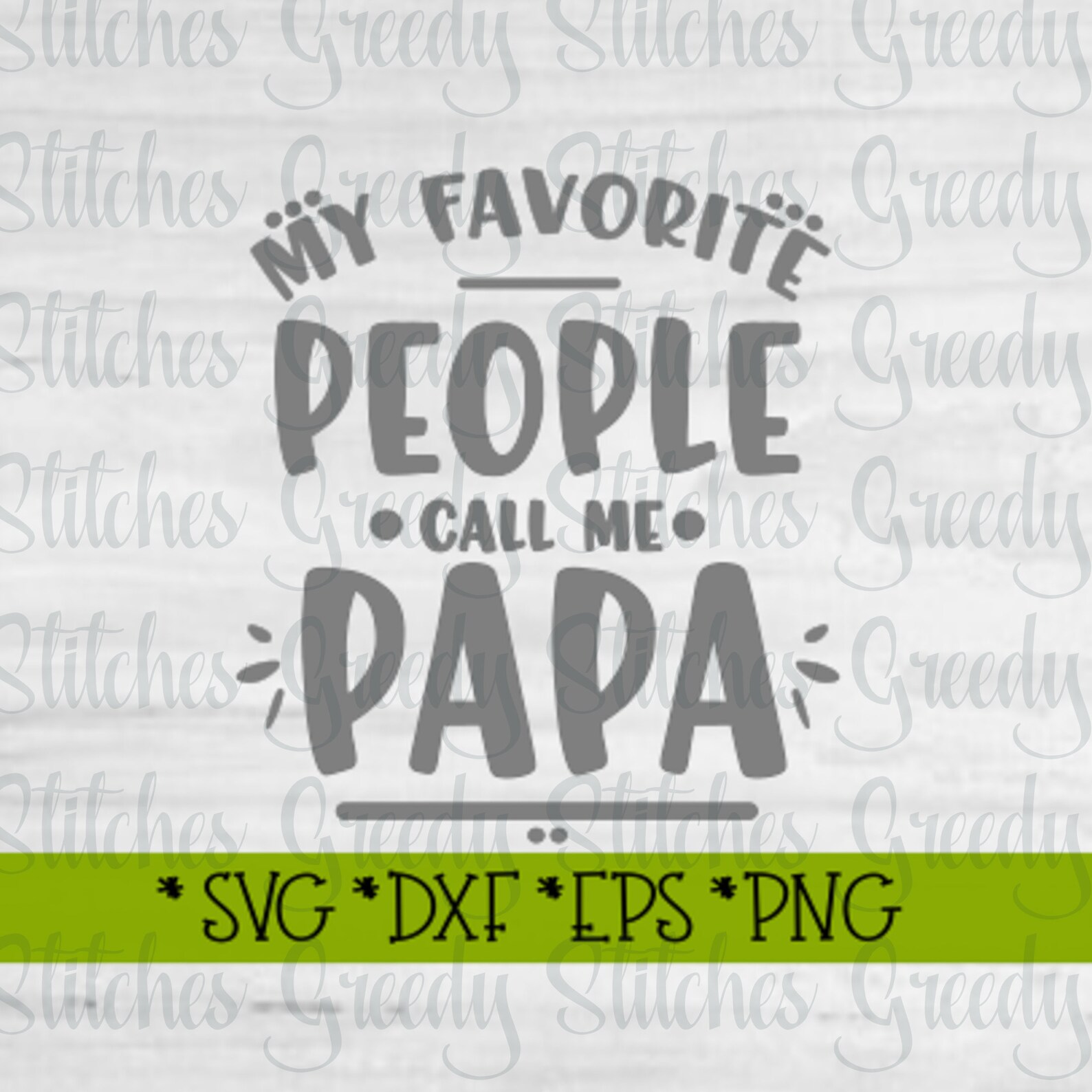 Father's Day SVG My Favorite People Call Me Papa SVG image 0.