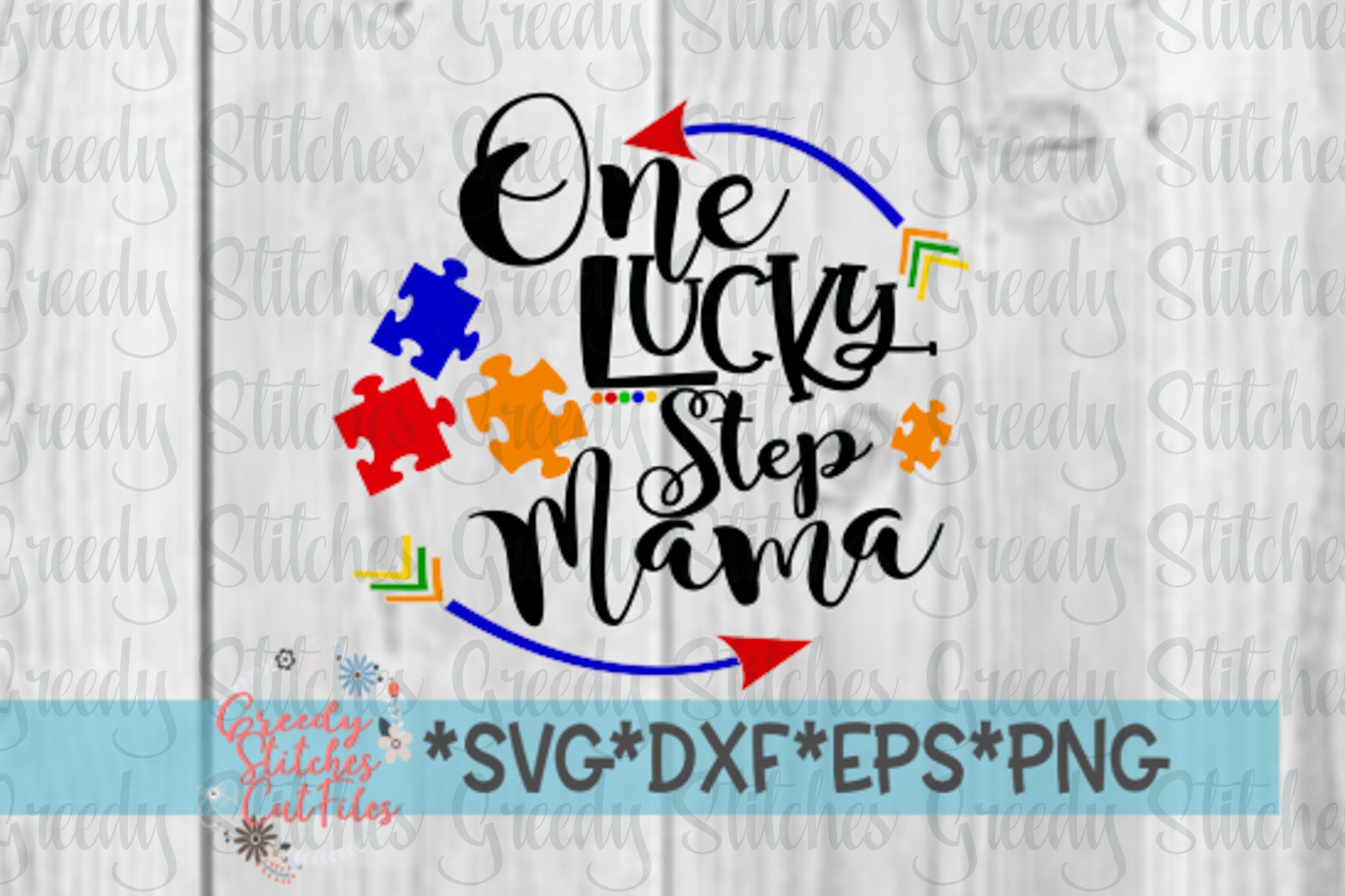 One Lucky Mama (Autism) SVG - Free SVG files