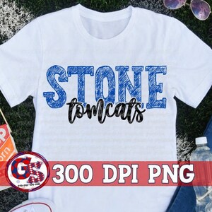 Stone Tomcats PNG for Sublimation | Tomcats PnG | Stone County Schools PnG | Sublimation PnG | Stone County Tomcats PNG | Instant Download
