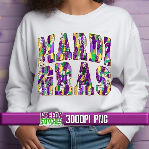 Mardi Gras Brush Strokes PNG | Mardi Gras Png | Mardi Gras