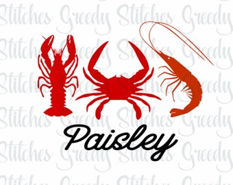 Crab | Crawfish | Shrimp svg, dxf, fcm, eps, & png. Cajun Trio SVG, Southern Eats SVG, Crawfish svg, Crab svg, Shrimp svg, Instant Download