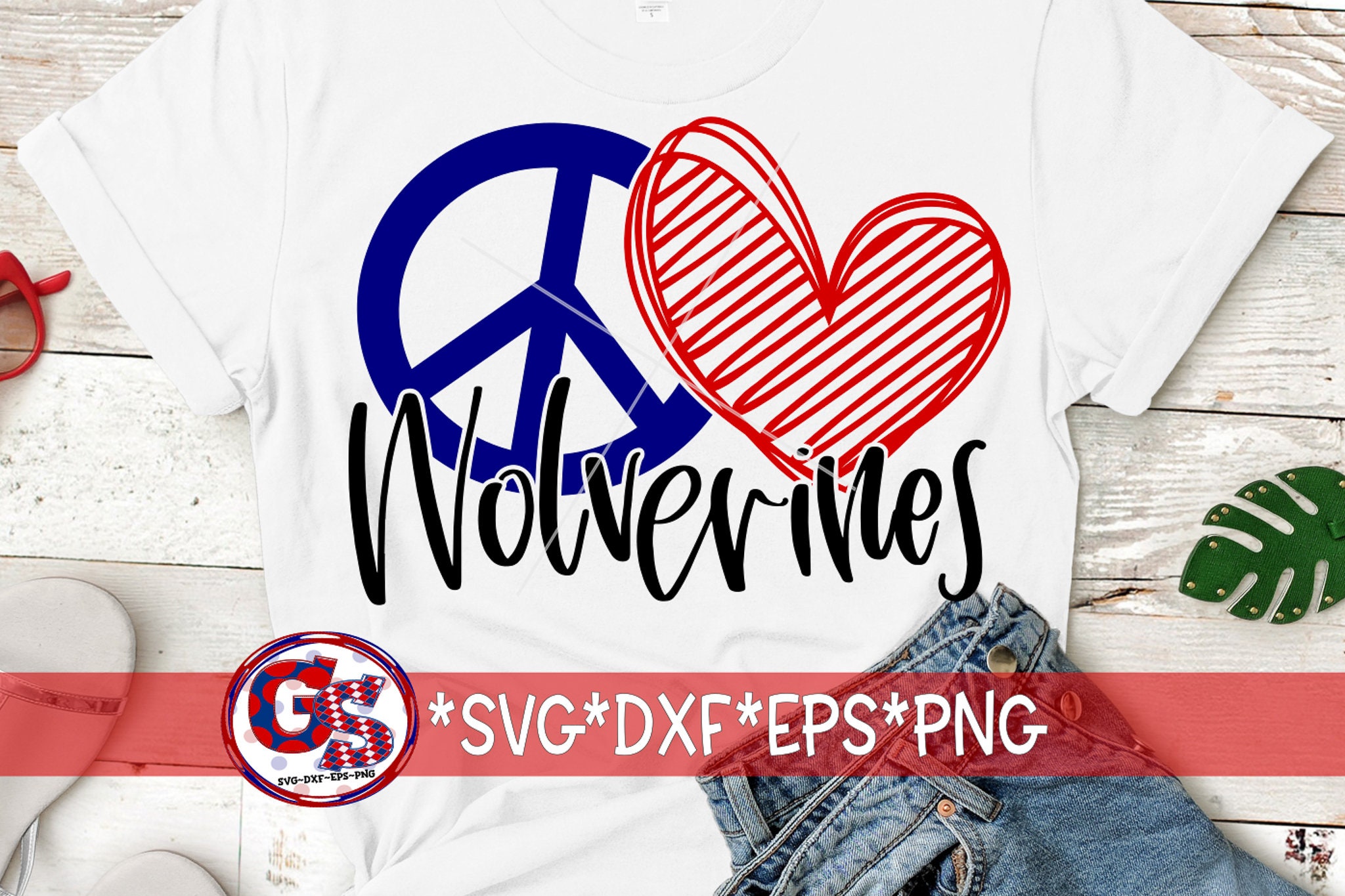 Peace Love Wolverines SVG Peace Love Wolverines Svg Dxf Eps - Etsy