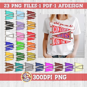 Triple Pennants Bundle PNG Sublimation | Homecoming Pennant PnG Bundle | Football PnG | 23 Leopard Pennants Bundle PnG | School Spirit PnG