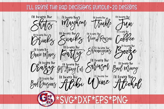 Download I Ll Bring The Alcohol Svg I Ll Bring The Bad Etsy