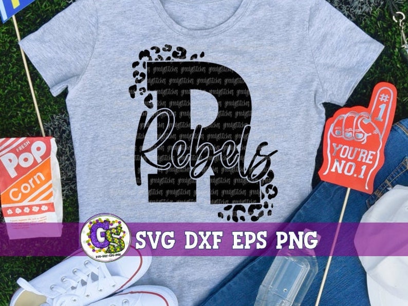 Rebels R Svg | Rebels R Svg Dxf Eps Png. Go Rebels Leopard Svg | Rebels ...