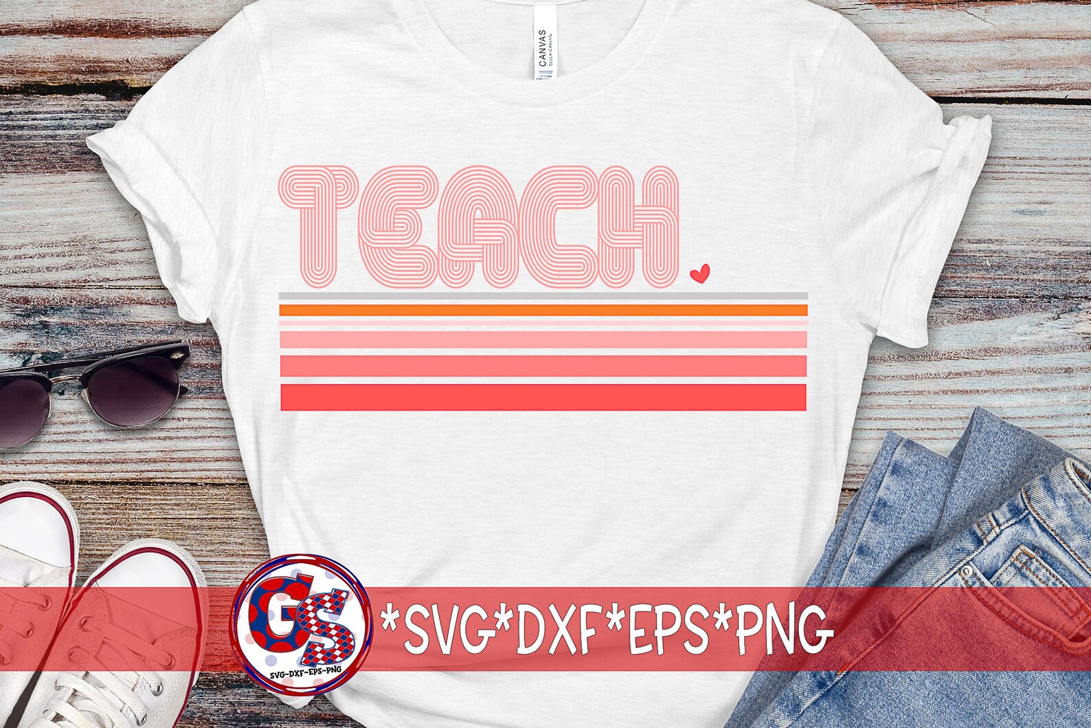 Download Retro Teach svg dxf eps png. Retro Teach SvG Teacher | Etsy