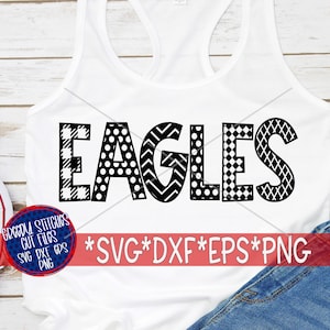 Eagles SvG | Eagles svg dxf eps png. Eagles word art SvG | Eagles word art DxF | Eagles Word Art SvG | Eagles | Instant Download Cut File