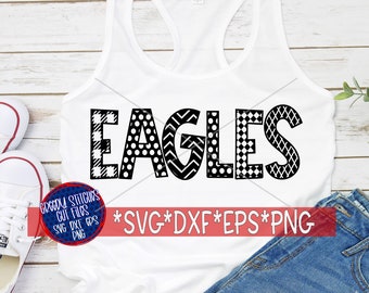 Eagles SvG | Eagles svg dxf eps png. Eagles word art SvG | Eagles word art DxF | Eagles Word Art SvG | Eagles | Instant Download Cut File