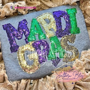 マルディグラマッシュアップビーンステッチアップリケ機械刺繍デザイン | マルディグラ刺繍デザイン | マルディグラ刺繍デザイン | マルディグラ