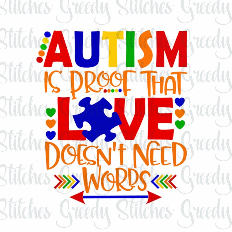 Download Autism Awareness Autism Is Proof That Love Doesn't Need | Etsy