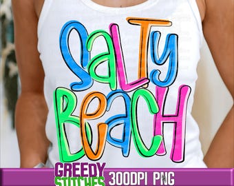 Neon Salty Beach PNG | Summer PnG | Boating PnG | Floating PnG | Summer PnG | Beach Life PnG | Beach Bum PnG | Summer Beach Bum PnG | Beach