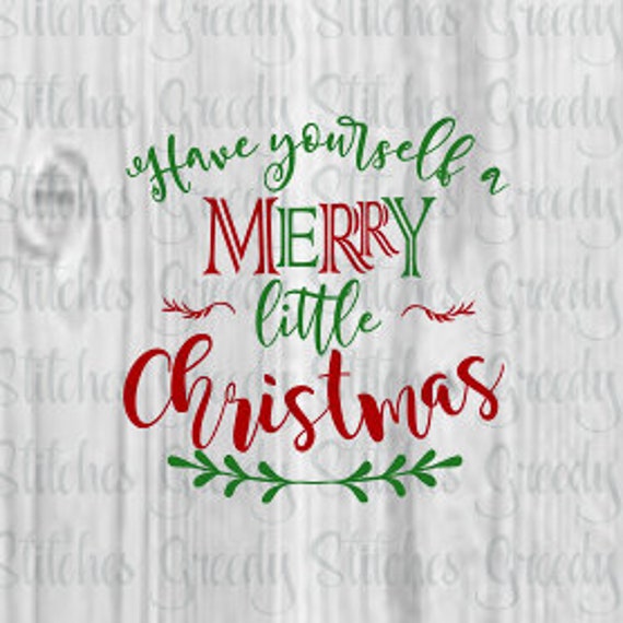 Free Free Merry Little Christmas Svg SVG PNG EPS DXF File