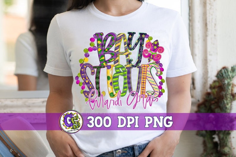 Bay St. Louis Mardi Gras Word Art PNG Sublimation. Mardi Gras Etsy