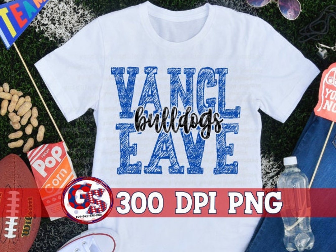 Vancleave Bulldogs PNG for Sublimation Vancleave Mississippi Etsy