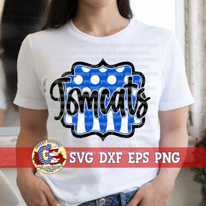 Tomcats Frame svg dxf eps png | Stone County SVG SvG | Tomcats SVG | Mississippi SvG | Stone County Tomcats SvG Instant Download File