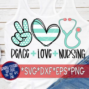 Ems Svg Peace Love Ems Svg Dxf Eps Png Emergency Medical Etsy