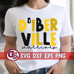 d&#39;Iberville Warriors svg dxf eps png | Warriors svg | WArriors PnG | Diberville Warriors SvG | Warriors SVG | Instant Download File