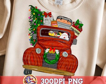 Cajun Santa Christmas Truck PnG | Louisiana Christmas PnG | Cajun Christmas PnG | Cajun Christmas PNG | Coastal Christmas PnG | Mississippi