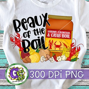 Beaux of the Boil PnG for Sublimation. Crawfish PnG | Crawfish PNG for Sublimation | Crawfish Boil PNG | Boil PNG | Instant Download