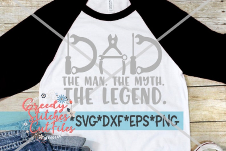 Download Father's Day SVG Dad The Man The Myth The Legend Tool | Etsy
