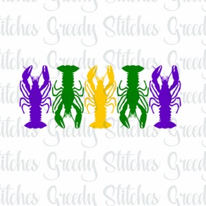 Mardi Gras-langoesten svg, dxf, eps, fcm en png.  Langoesten SVG, Mardi Gras SVG, Mardi Gras langoesten SVG, Instant Download.