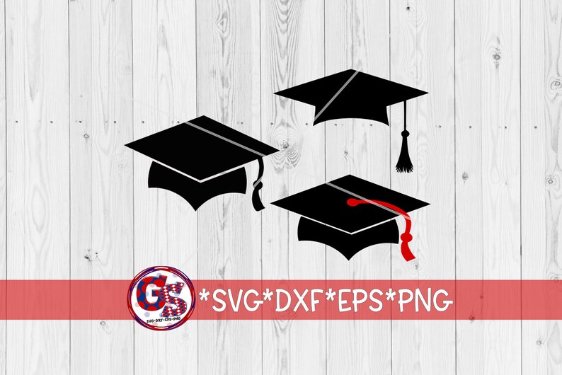 Download Graduation Cap Set svg dxf eps and png. Graduation svg | Etsy