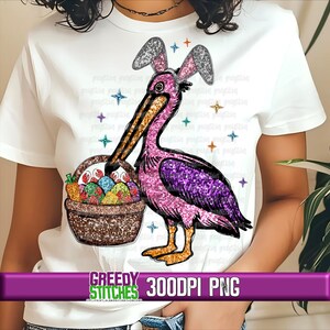 Lantejoulas de Pelicano de Páscoa PNG | Pelicano PNG | Páscoa PNG | Glitter Pelicano Páscoa PNG | Pelicano de Louisiana PNG | Pelicano de Louisiana PNG