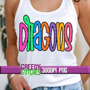 Neon Dragons Mascot PnG | Dragons PnG | Go Dragons PnG | Dragons PnG | Dragons Neon PnG | Dragons PnG File | Dragons Printable PnG | Dragons