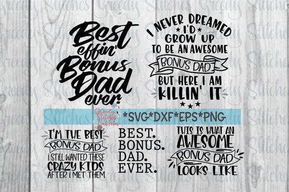 Father S Day Bonus Dad Svg Bundle Father S Day Svg Etsy