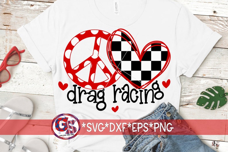 Download Peace Love Drag Racing svg Drag Racing svg eps dxf png. | Etsy