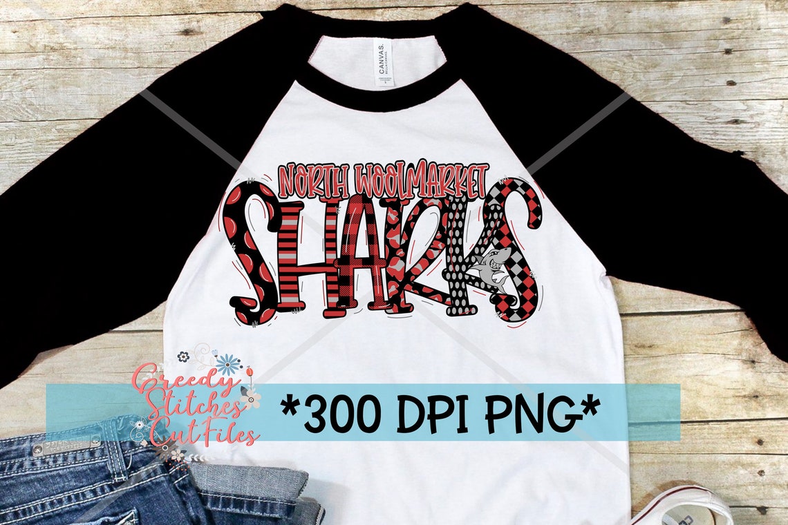 Buy North Woolmarket Sharks PNG Sublimation Woolmarket Png Online in