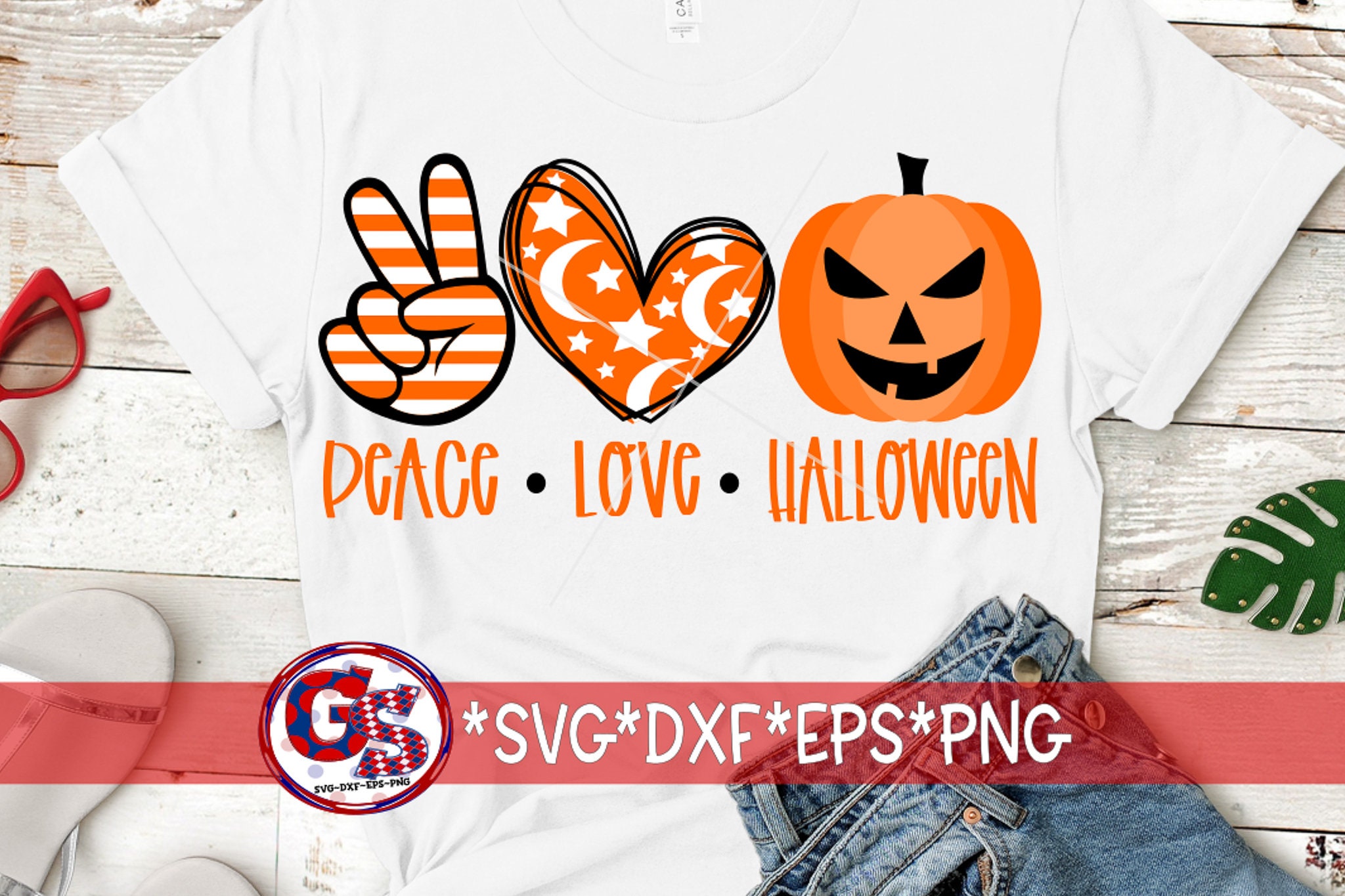 Download Peace Love Halloween Svg Dxf Eps Png Peace Love Halloween Svg Etsy