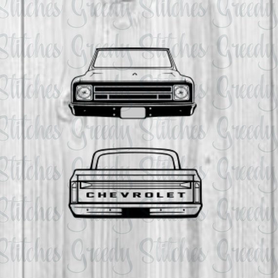 Free Free 114 Silhouette Chevy Truck Svg SVG PNG EPS DXF File