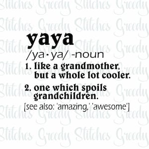 Moederdag | Yaya | Yaya-definitie svg, eps, dxf, png, wmf. Moederdag-SVG | Grootmoeder SVG | Yaya-svg | Direct downloadbestand.