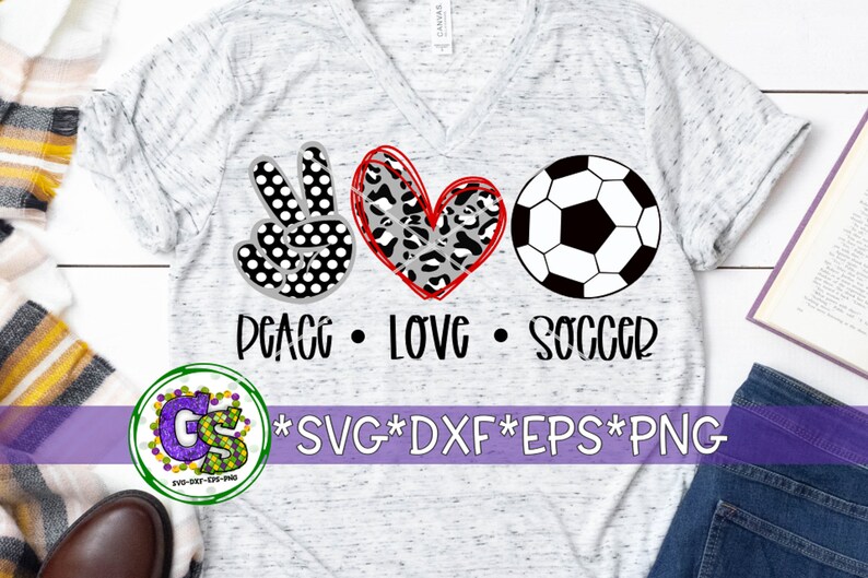 Free Free 105 Peace Love Soccer Svg SVG PNG EPS DXF File