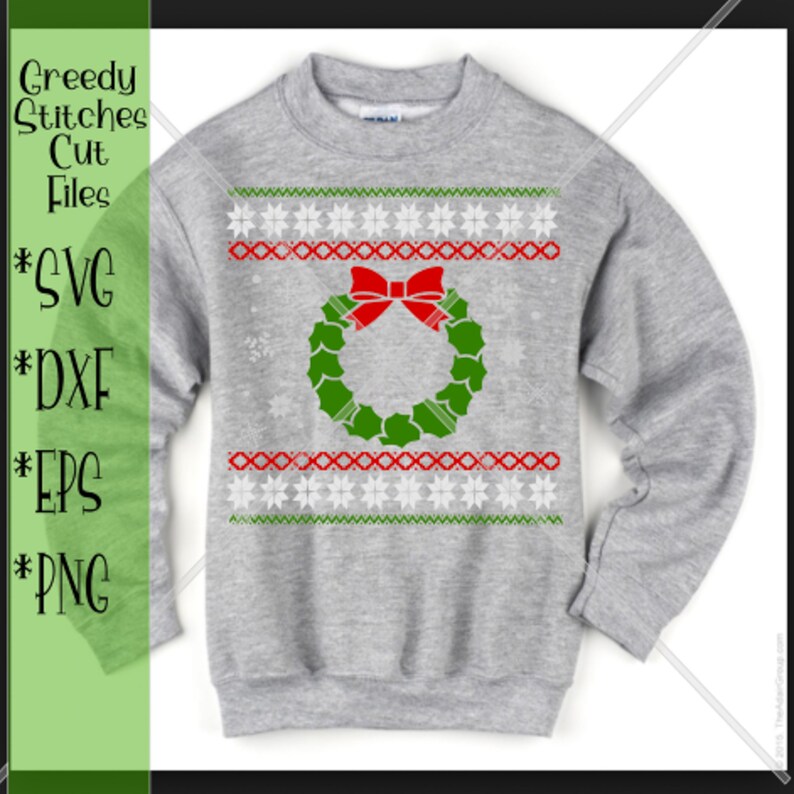 Ugly Christmas Sweater Template Bundle Svg Dxf Eps Png. Etsy