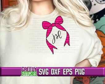 Cute Bow for Monogram svg dxf eps png. Bow SvG | Coquette Bow SvG | Coquette Bow PnG | Monogram Bow EPS | Bow SvG | Petite Bow PnG | Bow