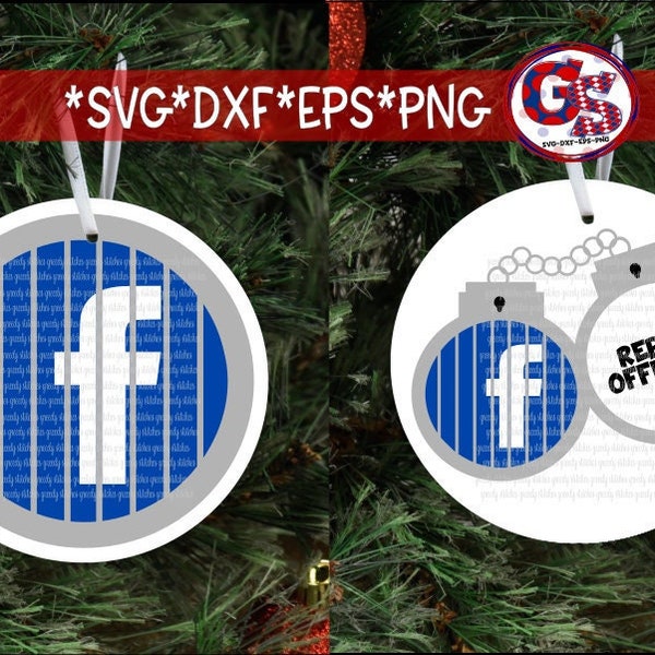 Jail Ornaments svg dxf eps png. Christmas Ornaments SvG | Jail Ornament SvG | Facebook Jail Ornament SvG | Facebook Svg | Instant Download