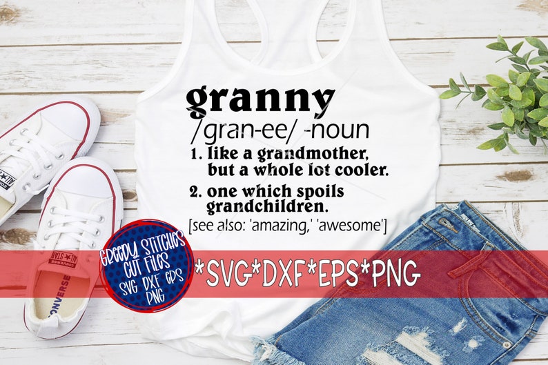 Download Mother's Day Granny Granny Definition svg dxf eps | Etsy