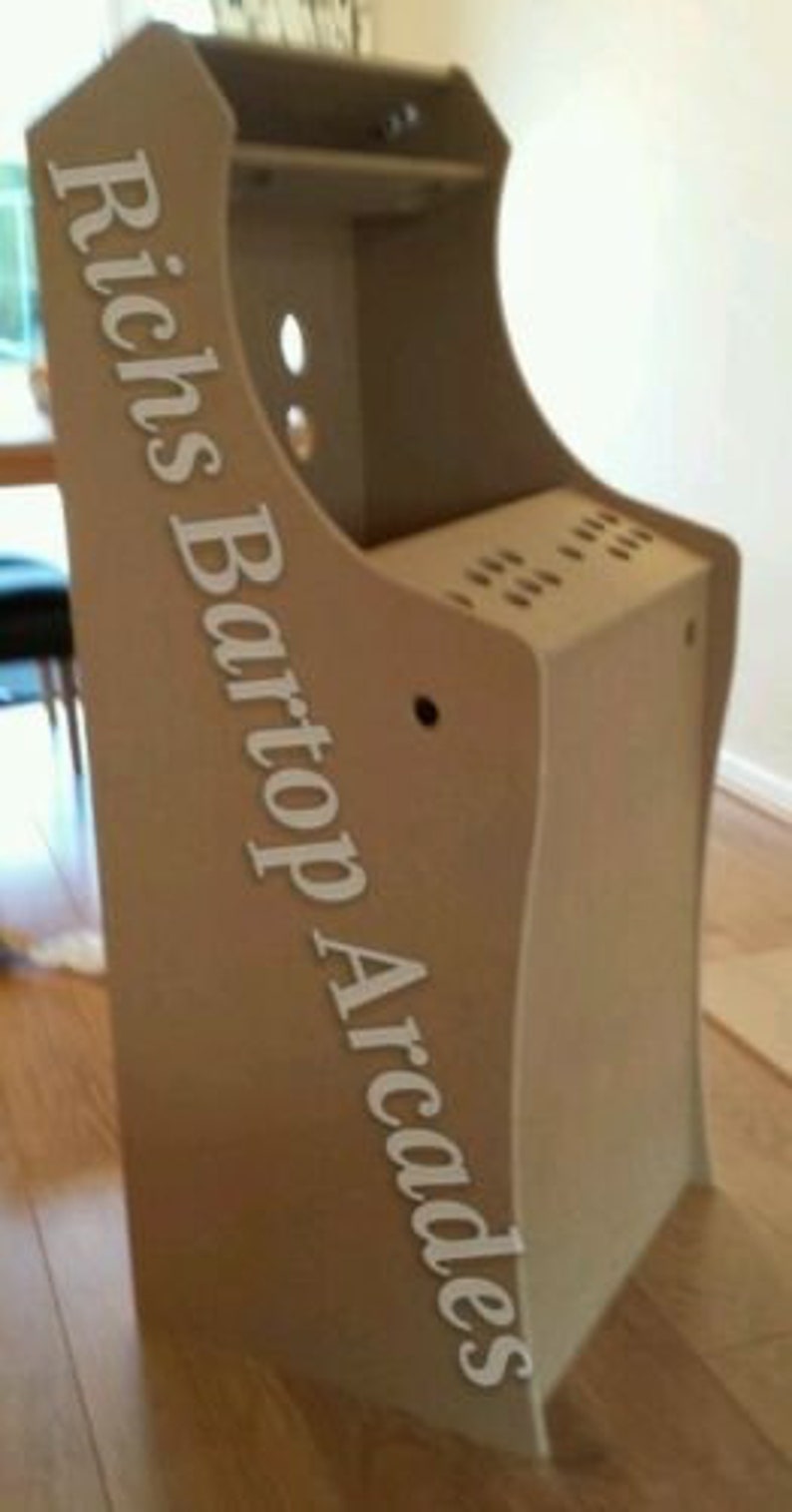 Midi Bartop Arcade Cabinet 2 Player Diy Flatpack Kit Retropie Etsy