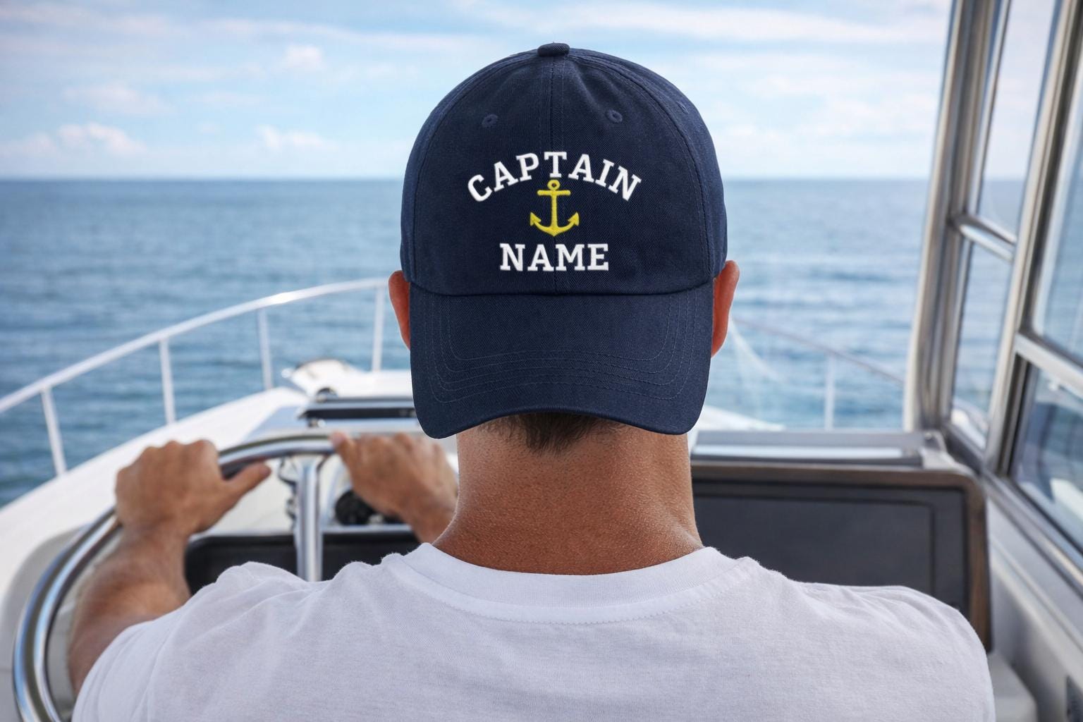 Personalized Nautical Hat - Etsy display picture 1