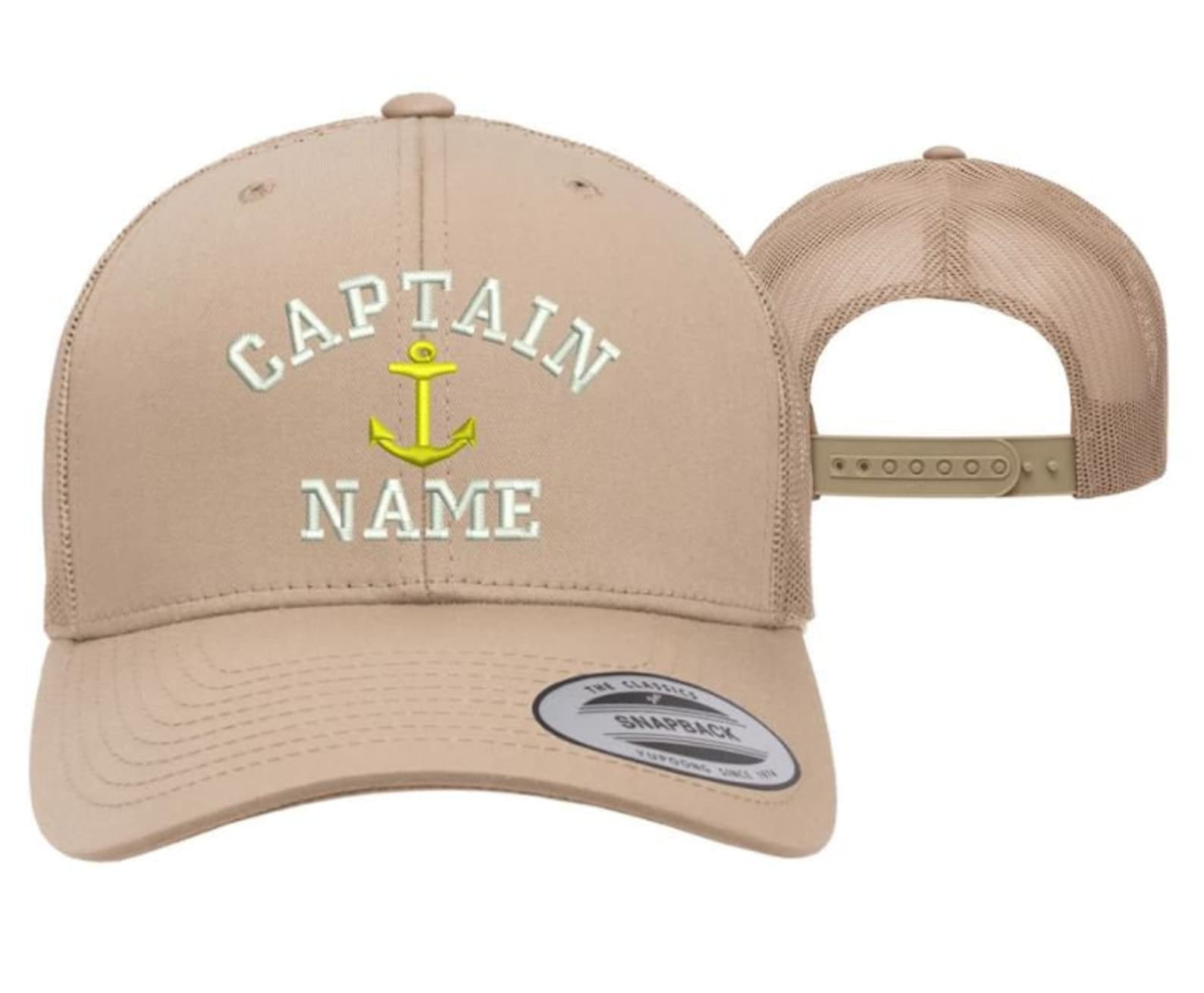 Black Embroidered DPMNM USVI Trucker Hat main image 1
